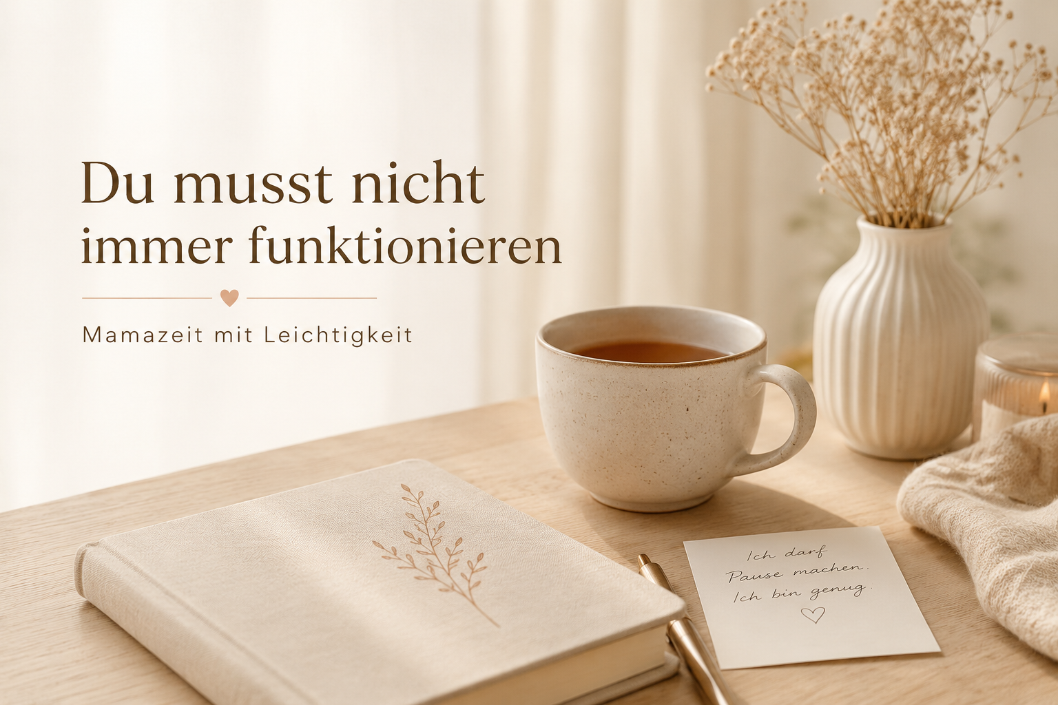 Wenn du als Mama ständig funktionierst, aber innerlich längst müde bist