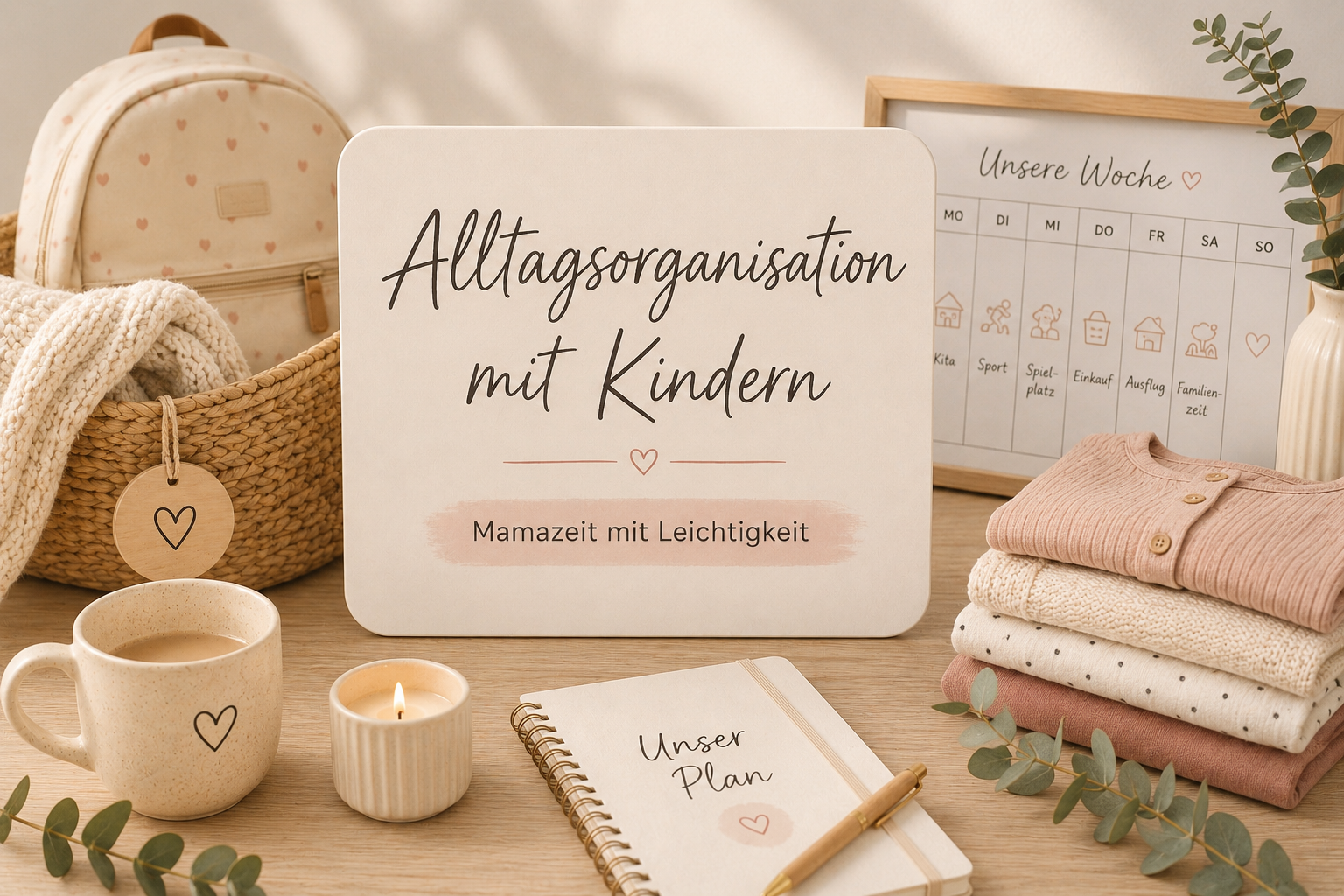 Mamazeit mit Leichtigkeit: Alltagsorganisation mit Kindern, ohne dich selbst zu verlieren